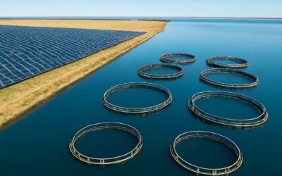 Discover the solar fish farm: a sun-powered leap for sustainable seafood.