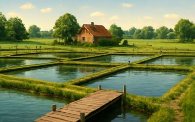From pond to pantry, fish farm homestead lifestyle thrives.
