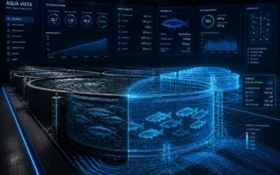 Digital twin technology for aquaculture systems simulation cuts feed costs.